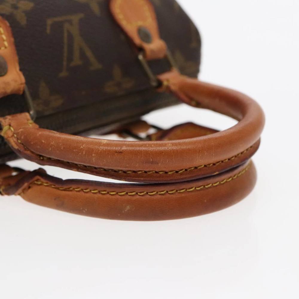 LOUIS VUITTON Monogram Mini Speedy Hand Bag M41534 LV Auth ar12643 - Picture 7 of 16